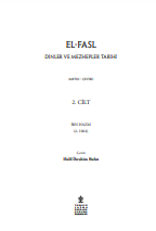 Dinler ve Mezhepler Tarihi, el-Fasl